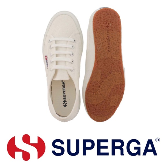 Superga Shoes - Superga Cotu Classic White Canvas Sneakers